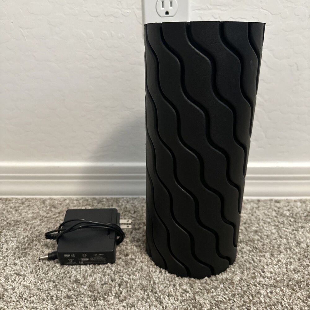 Black Electronic Device with Power Adapter - Unbranded